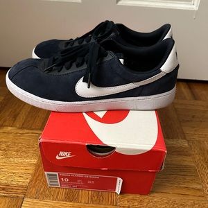 Nike Tennis Classic CS Suede Midnight Navy Sz 10 VTG Rare Mint Like New